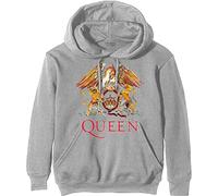 Band Monkey Queen Unisex Pullover Hoodie Classic Crest Grey