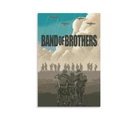 Band of Brothers, War Drama Tv Series Historical Poster Poster Cool Artworks Painting Wall Art Canvas Prints Hanging Picture Posters 08x12inch(20x30cm)