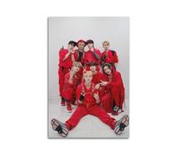 Band Poster Kpop Stray Kids Skz Poster Decorative Painting Canvas Wall Art Picture Print Modern Family Bedroom Decor 24x36inch(60x90cm)