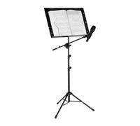 Band Rehearsals Foldable Music Holder With Microphone Stand Sheet Stands Professional Book Outdoor Performances