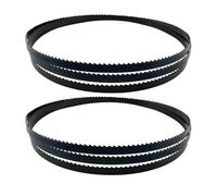Band Saw， 2pcs 1650x13x0.52mm Bandsaw Blades 4 TPI Carbon Spring Steel Band Saw 65"x1/2"x0.020" Woodworking
