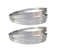Band saw, 2pcs 2000x16x0.5mm Band Saw Blade 79"x0.63"x0.02" 4 TPI Blades Food Bandsaw for Meat Frozen Fish Cutting