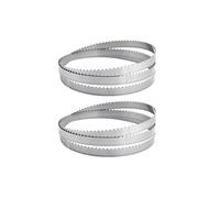 Band saw, 2pcs Bandsaw Blade 1900x16mmx4T/75""x0.6""x4T Portable Band Saw Blades Replacement for Woodworking Meat Food Cutting, 170820