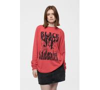 Band Shot Long Sleeve T Shirt Black Sabbath Red S