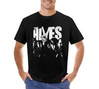 Band-The-Hives-Vintage-T-Shirt-Quick-Drying-Summer-top-Quick-Drying-Mens-t-Shirt-Graphic Black