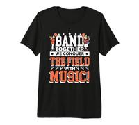Band Together we Conquer The Field - Marching Band Premium T-Shirt