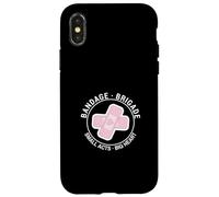 Bandade-Brigade Small acts. big heart. chest print Case for iPhone X/XS