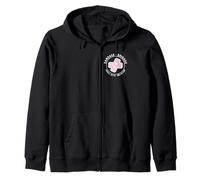 Bandade-Brigade Small acts. big heart. chest print Zip Hoodie