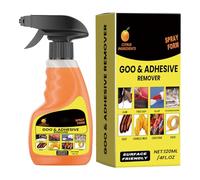 Bandage Adhesive Remover | Sticker Glue Remover 120ml | Multi-functional Decal Stripper Tape Removal Spray for Metal Wood Glass Window Tiles Carpet Indoor Home Furniture Labels Floor Wallpaper