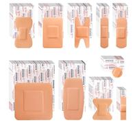 Bandage Variety Pack - 800 Pcs Assorted, Large Adhesive Fingertip, Waterproof Breathable for First Aid and Protect Wounds (10 Styles)