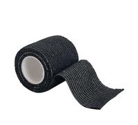 Bandages. 1 Pcs4.5m Colorful Sport Self Adhesive Elastic Bandage Wrap Tape for Knee Support Pads Finger Ankle Palm Shoulder(Black,7.5cm X 4.5m)