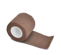 Bandages. 1Roll 2.5/5/10cm*4.8m Gauze Bandage Self-Adhesive Breathable Elastic Bandages for Sports Fixing Finger Wrist Leg(Brown,10cmX4.8m)