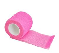Bandages. 1Roll 2.5/5/10cm*4.8m Gauze Bandage Self-Adhesive Breathable Elastic Bandages for Sports Fixing Finger Wrist Leg(Pink 2,7.5cmX4.8m)