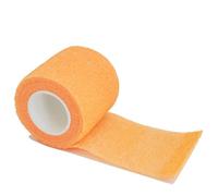 Bandages. 1Roll 2.5/5/10cm*4.8m Gauze Bandage Self-Adhesive Breathable Elastic Bandages for Sports Fixing Finger Wrist Leg(Orange 2,5cmX4.8m)
