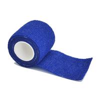 Bandages. 1Roll 2.5/5/10cm*4.8m Gauze Bandage Self-Adhesive Breathable Elastic Bandages for Sports Fixing Finger Wrist Leg(Dark Blue,10cmX4.8m)