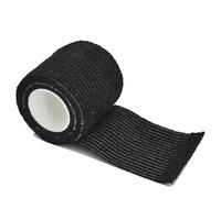 Bandages. 1Roll 2.5/5/10cm*4.8m Gauze Bandage Self-Adhesive Breathable Elastic Bandages for Sports Fixing Finger Wrist Leg(Black,2.5cmX4.8m)