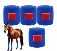 Bandages for Elastic Leg Bandages, Pack of 4 Flexible Soft Bandages for Riding, Sports, Events, Stable Care, Trail Riding, Daily Run, Competition, Training, Recovery