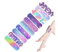 Bandages for Kids for Colorful Waterproof Wound Care, 10 Breathable Strips | PE, Flexible & Gentle, Fun Colors, Sticks Securely, Protects Small Cuts & Scrapes, Brave Little Smiles