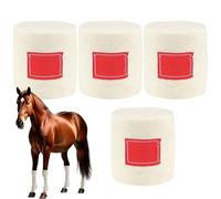 Bandages, Stable Leg Bandages for | 4 Pieces Flexible Soft Protective Bandages for Training Recovery Trail Riding Equestrian Events Daily Run Stable Care Competition