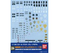 Bandai 1/100 Gundam Decal MG General Purpose - for Gundam 0083 (24) (US IMPORT)