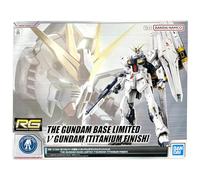 Bandai 1/144 RG RX-93 ν Gundam Titanium Finish Gundam Base Limited