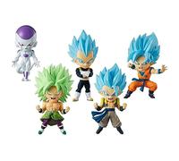 BANDAI 12 Dragon Ball Figures Chibi Masters 8cm - Stand and Base Included - VE56203T, Multicolored, Assorted Product