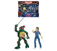 Bandai 2 Pack | Teenage Mutant Ninja Turtles Leonardo Vs Stranger Things Eleven Action Figures | 6'' Stranger Things Eleven And Leonardo Ninja Turtle Action Figures With Articulation