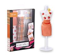 Bandai 40413 Harumika Fashion Design for Kids-Craft Your Own Catwalk Looks with This Creative Kit-Single Torso Set-'Soft Brit' Style Includes Reusable Mannequin, Fabric and Accessories