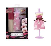 BANDAI 40414 Harumika Fashion Design for Kids-Craft Your Own Catwalk Looks with This Creative Kit-Single Torso Set-'Sweet Peru' Style Includes Reusable Mannequin, Fabric and Accessories