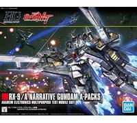 BANDAI Model Kit GUNDAM - HG 1/144 Narrative Gundam A-Packs - Model Kit,Black,4573102553652