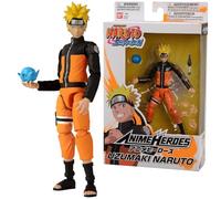 Bandai Anime Heroes 15cm Uzumaki Naruto Action Figures Age 4+
