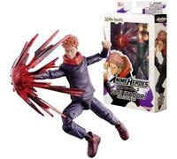 BANDAI - Anime Heroes - Jujutsu Kaisen - Anime Heroes Action Figure 17cm - Itadori Yuji Black Flash - Officially Licensed - Yuji Articulated Figure - Toy for Children 4 Years and Up - 36987