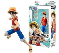BANDAI Anime Heroes 17cm One Piece Monkey D. Luffy East Blue Action Figure