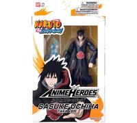 BANDAI - Anime Heroes - Naruto Shippuden - Figure Sasuke Taka - Official Licensed Naruto Shippuden - Articulated Sasuke Figure 17 cm - Manga Action Figure - Toy for Children from 4 Years - 36967