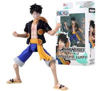 BANDAI Anime Heroes One Piece 17cm Monkey D. Luffy Dressrosa Version Figure