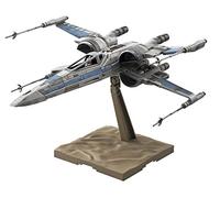 BANDAI BAN202289 Disney gundam Hobby 1/72 Plastic Resistance X-Wing Fighter Star Wars: The Force Awakens Model Kit, Red