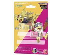 BANDAI BEMEMORY Digimon Adventure 02 D-3 WHITE AND YELLOW Dim & D-3 WHITE AND RED Dim Card Vital Bracelet Digivice V VV Vital Hero, Plastic