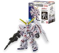 BANDAI Blockcross Unicorn Gundam Destroy Mode Buildable Action Block Figure, Snap Fit Anime Figure