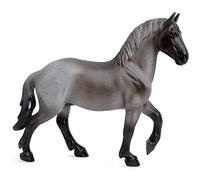 Bandai Breyer Freedom Series Blue Roan Brabant Horse Model, 15cm 1:12 Scale Blue Roan Brabant Horse Toy, Hand Painted Breyer Horse Toys Collectable Figures Make Great Horse Gifts For Girls And Boys