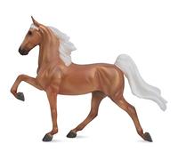 Bandai Breyer Freedom Series Palomino Saddlebred Horse Model, 15cm 1:12 Scale Palomino Saddlebred Horse Toy, Hand Painted Breyer Horse Toys Collectable Figures As Horse Gifts For Girls And Boys