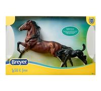 Bandai Breyer Freedom Series Wild & Free Horse & Foal Set Model | Wild & Free Horse & Foal Set Horse Toy | Hand Painted Breyer Horse Toys Collectable Figures Make Great Horse Gifts For Girls And Boys