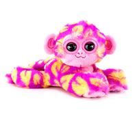 Bandai CE80083 Nuzzy Luvs Snuggler Interactive Pet Soft Toy (Pink and Orange Monkey)