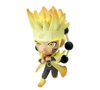 BANDAI Chibi Masters Naruto Uzumaki Anime Figure | 8cm Anime Merch Naruto Toy In Action Pose | Mini Figurine In Window Box | Collectable Naruto Figures Make Great Anime Gifts (VE79931)