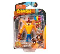 BANDAI Crash Bandicoot Action Figures With Mask | 11cm Toy With Mask And Stand Accessories | Collectable Figures As Merchandise And Video Game Gifts
