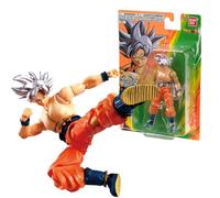 BANDAI Dragon Ball Evolve Ultra Instinct Goku Action Figure - 12.5cm Dragon Ball Super Anime Toy Collectible Action Figure - Anime Gifts for Fans