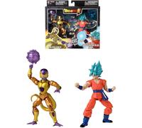 Bandai Dragon Ball Battle Pack 12cm SS Blue Goku vs Golden Frieza Figures | Dragon Ball Anime Figure, Collectible Display Toy, Best Anime Gifts