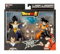 BANDAI Dragon Ball Super - Dragon Stars Figurines 17cm - Battle Pack - Vegeta vs Goku - Pack of 2 Dragon Ball Collectible Figures - Toy for Ages 4+ - 37294