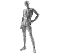 Bandai - Figurine S.H.Figuarts - Body Kun (male) DX Set Grey Color Version - 4549660040880
