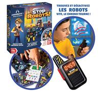 BANDAI Fun & Thinking Games - Very Special Unit: Stop The Robots - Cooperative Board Game - Interactive Game with Voice Recognition for Friends and Family - Speaks French - ZZ20112