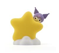 BANDAI Hello Kitty & Friends Star Light - Kuromi Touch Night Lamp for Kids Age 3+ | 9cm Kawaii Collectable for a Childs or Fans Bedroom | Official Sanrio Gift | Collect All 6 Cute Characters